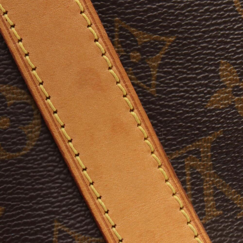 LOUIS VUITTON Brown Monogram Leather Keepall 45 Boston Bag - Picture 10 of 11